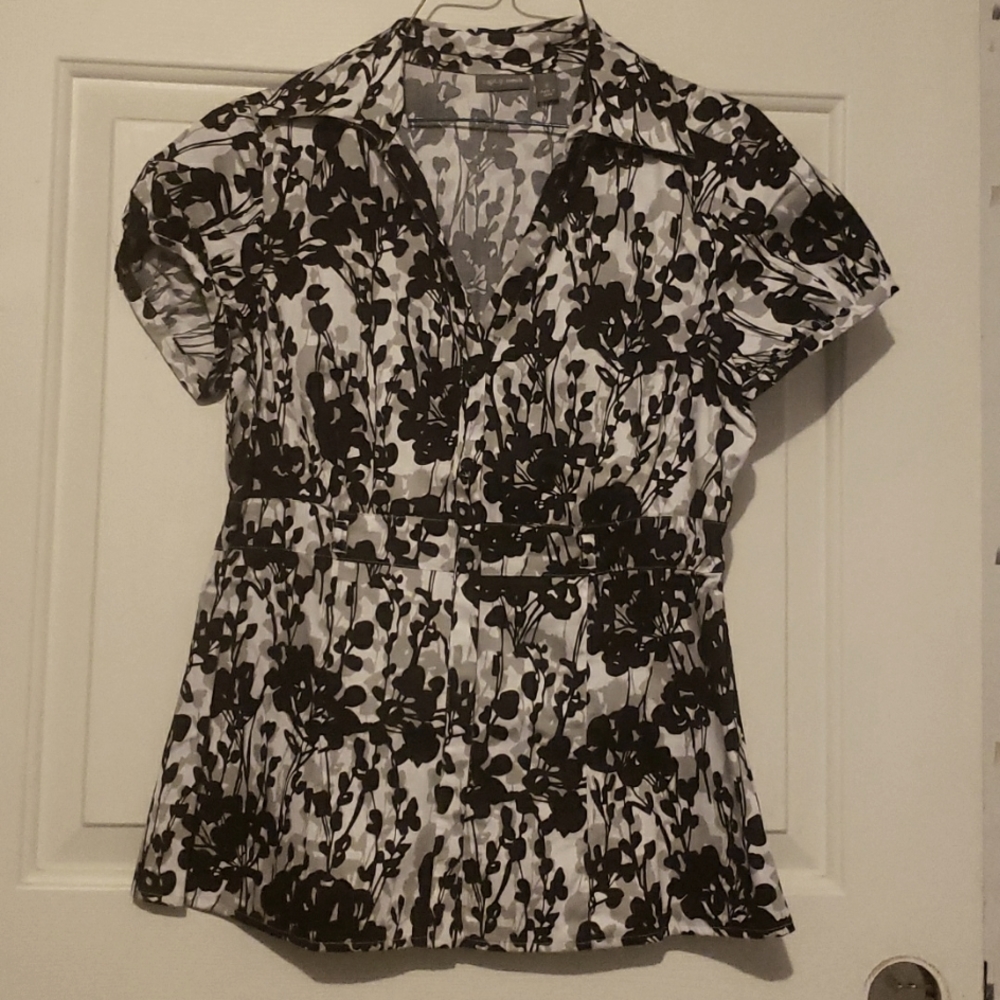 Black & White button up shirt
